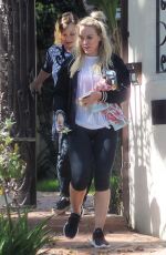 HILARY DUFF at a Friends House in Studio City 03/13/2017