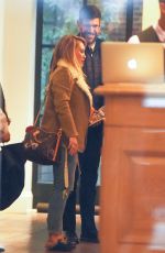 HILARY DUFF at Crosby Hotel Bar in New York 03/29/2017