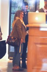 HILARY DUFF at Crosby Hotel Bar in New York 03/29/2017
