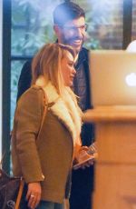 HILARY DUFF at Crosby Hotel Bar in New York 03/29/2017