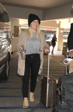 HILARY DUFF at Los Angeles International Airport 03/09/2017
