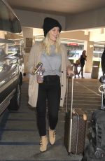 HILARY DUFF at Los Angeles International Airport 03/09/2017
