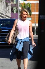 HILARY DUFF Leave the Gym in Los Angeles 03/02/2017