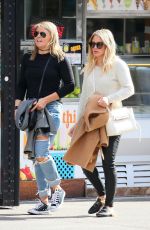 HILARY DUFF Out and About in New York 03/08/2017