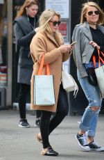 HILARY DUFF Out and About in New York 03/08/2017