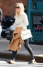 HILARY DUFF Out and About in New York 03/08/2017