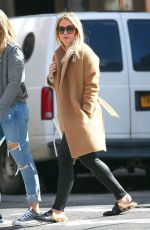HILARY DUFF Out and About in New York 03/08/2017