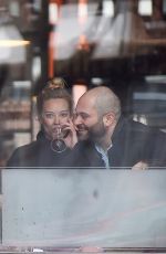 HILARY DUFF Out for Lunch with friends in New York 03/07/2017
