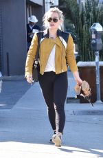 HILARY DUFF Out in West Hollywood 02/28/2017