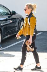 HILARY DUFF Out in West Hollywood 02/28/2017