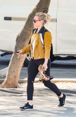 HILARY DUFF Out in West Hollywood 02/28/2017