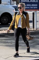 HILARY DUFF Out in West Hollywood 02/28/2017