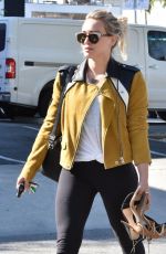 HILARY DUFF Out in West Hollywood 02/28/2017