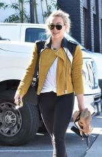 HILARY DUFF Out in West Hollywood 02/28/2017
