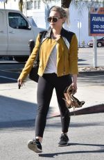 HILARY DUFF Out in West Hollywood 02/28/2017