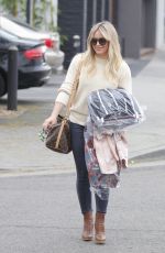 HILARY DUFF Out in West Hollywood 03/21/2017