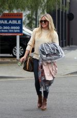HILARY DUFF Out in West Hollywood 03/21/2017