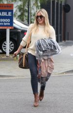 HILARY DUFF Out in West Hollywood 03/21/2017