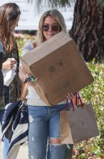 HILARY DUFF Out Shopping in Brentwood 03/17/2017