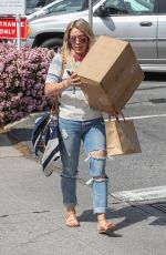 HILARY DUFF Out Shopping in Brentwood 03/17/2017
