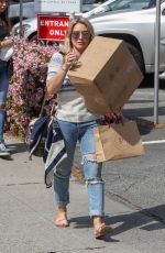 HILARY DUFF Out Shopping in Brentwood 03/17/2017