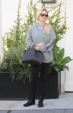 HOLLY MADISON Leaves Lancer Dermatology in Beverly Hills 03/22/2017