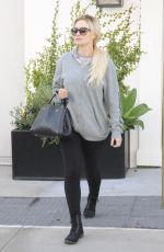 HOLLY MADISON Leaves Lancer Dermatology in Beverly Hills 03/22/2017