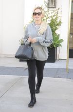 HOLLY MADISON Leaves Lancer Dermatology in Beverly Hills 03/22/2017