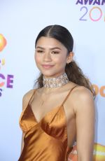 ZENDAYA COLEMAN at Nickelodeon 2017 Kids’ Choice Awards in Los Angeles 03/11/2017