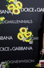 HALSTON SAGE at Dolce & Gabbana New Vision and Millennials Party in Los Angeles 03/23/2017