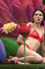 KENDALL JENNER on the Set of a Photoshoot in Miami 03/12/2017