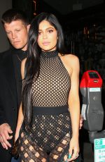 KYLIE JENNER at Catch LA in West Hollywood 03/11/2017