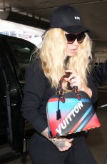 IGGY AZALEA at LAX Airport in Los Angeles 03/30/2017