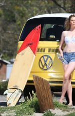IRELAND BALDWIN in Bikini on the set for 138 Water Photoshoot in Malibu 03/27/2017