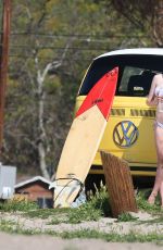 IRELAND BALDWIN in Bikini on the set for 138 Water Photoshoot in Malibu 03/27/2017