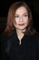 ISABELLE HUPPERT Arrives at L