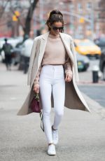 IZABEL GOULART Out and About in New York 03/25/2017