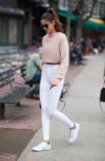 IZABEL GOULART Out and About in New York 03/25/2017