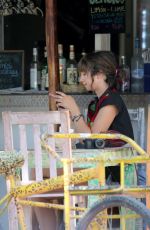 JACKIE CRUZ Out for Lunch in Tulum 03/20/2017