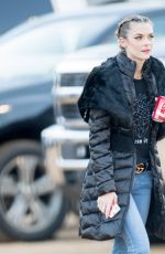 JAIME KING on the Set of Ocean Eight