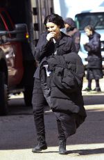 JAIMIE ALEXANDER on the Set of Blindspot, Season 2 in New York 03/29/2017
