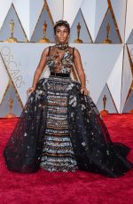 JANELLE MONAE at 89th Annual Academy Awards in Hollywood 02/26/2017