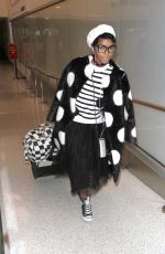 JANELLE MONAE at LAX Airport in Los Angeles 03/22/2017