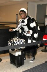 JANELLE MONAE at LAX Airport in Los Angeles 03/22/2017