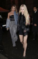 JASMINE SANDERS and LOTTIE MOSS Arrives at L