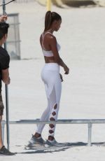 JASMINE TOOKES on the Set of Victoria