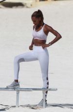 JASMINE TOOKES on the Set of Victoria