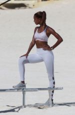 JASMINE TOOKES on the Set of Victoria