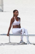 JASMINE TOOKES on the Set of Victoria
