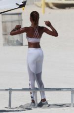 JASMINE TOOKES on the Set of Victoria